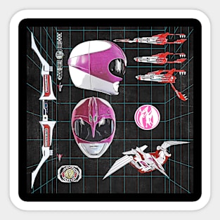 Pink Power Weapons Sticker